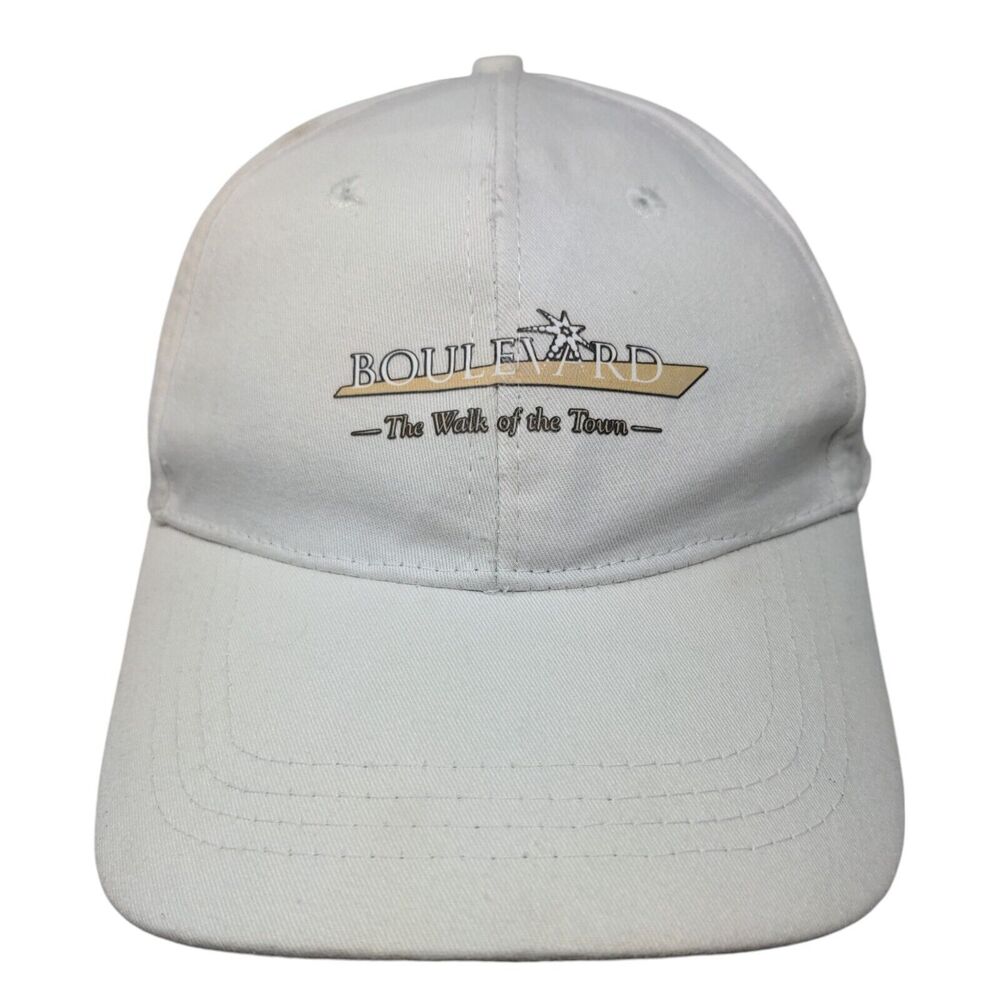 Boulevard The Walk Of The Town Slideback Hat White One Size 6 Panel
